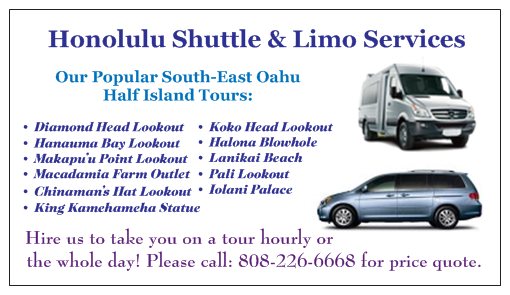 Honolulu Shuttle - Luxury Mercedes-Benz Sprinter Minibus